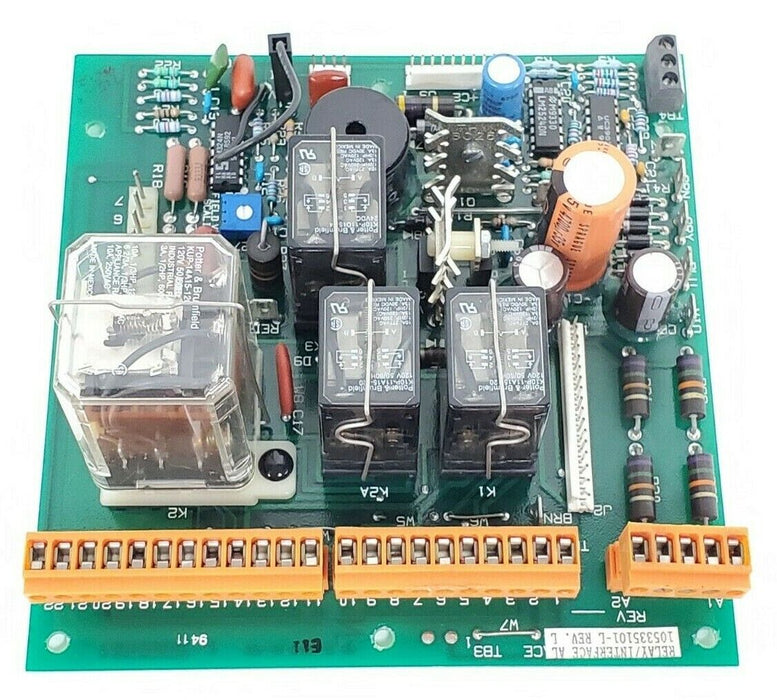 BOSTON / FINCOR 105335101-L RELAY / INTERFACE AL BOARD REV: L, 1053352-J