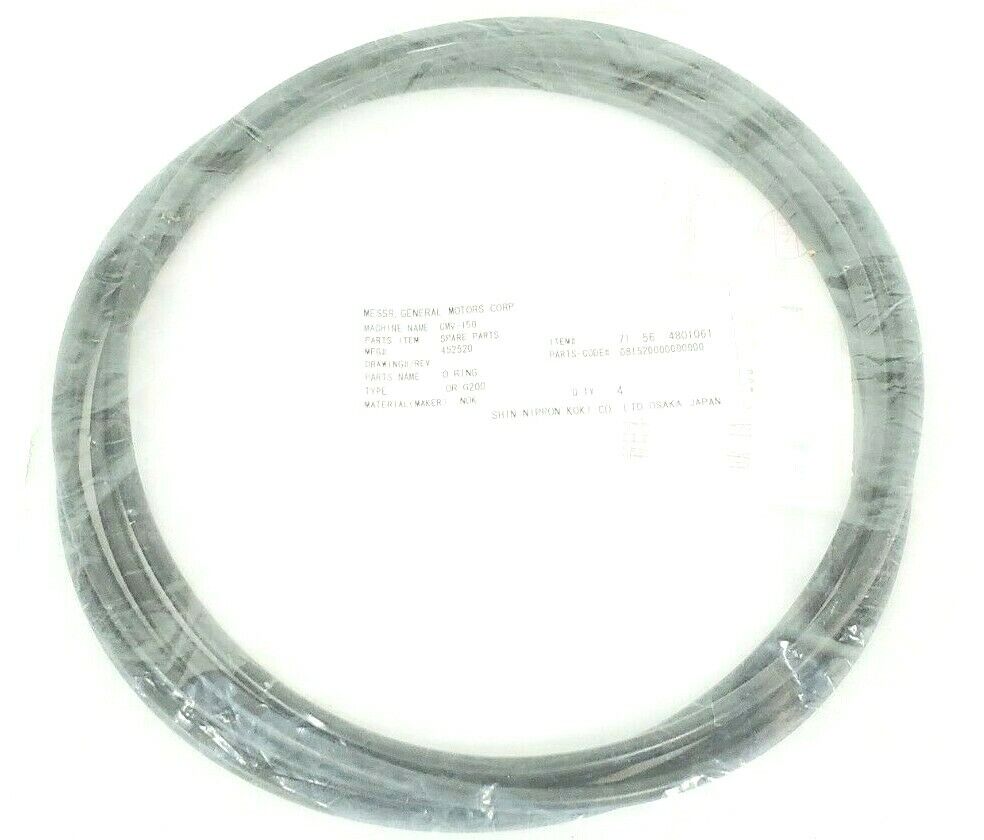 LOT OF 4 NEW MESSR. SHIN NIPPON KOKI CO. 452520 O-RINGS 71-56-4801061