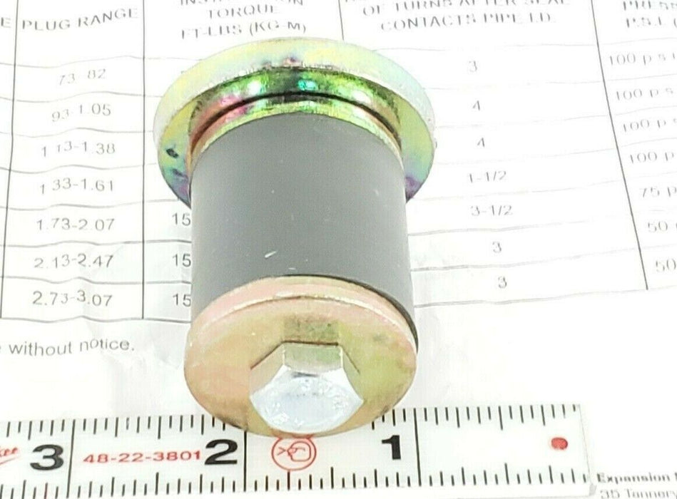 NIB EXPANSION SEAL TECH SVPC-0150-M VIBRA-PROOF CONDENSER PLUG, 010405, 1-1/2"