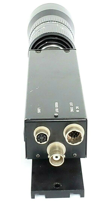 PULNIX TM-540 CCD VIDEO CAMERA W/ FUJI 601579 LENS 1:1.8/75