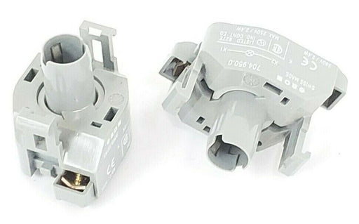 LOT OF 2 EAO 704.950.0 LAMP SOCKETS 380V/2.4W