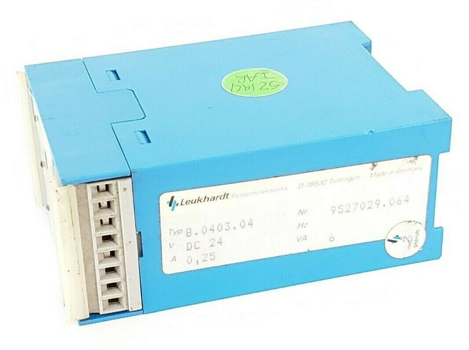 LEUKHARDT BK MICRO 4 8.0403.04 TIME DELAY RELAY 9527029.064