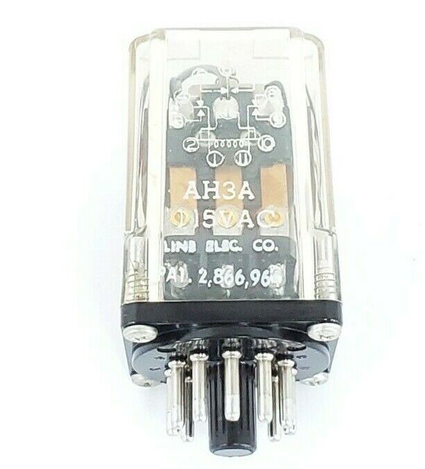 LINE ELECTRIC AH3A-115VAC RELAY 3AMP, 115VAC, AH3A