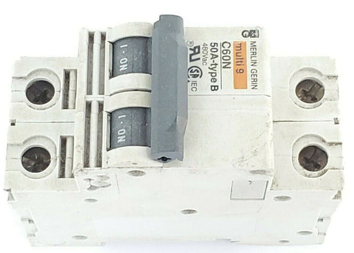 MERLIN GERIN MG24138 SUPPLEMENTARY PROTECTOR 480Y/277V 50A 2P, TYPE B, 24138