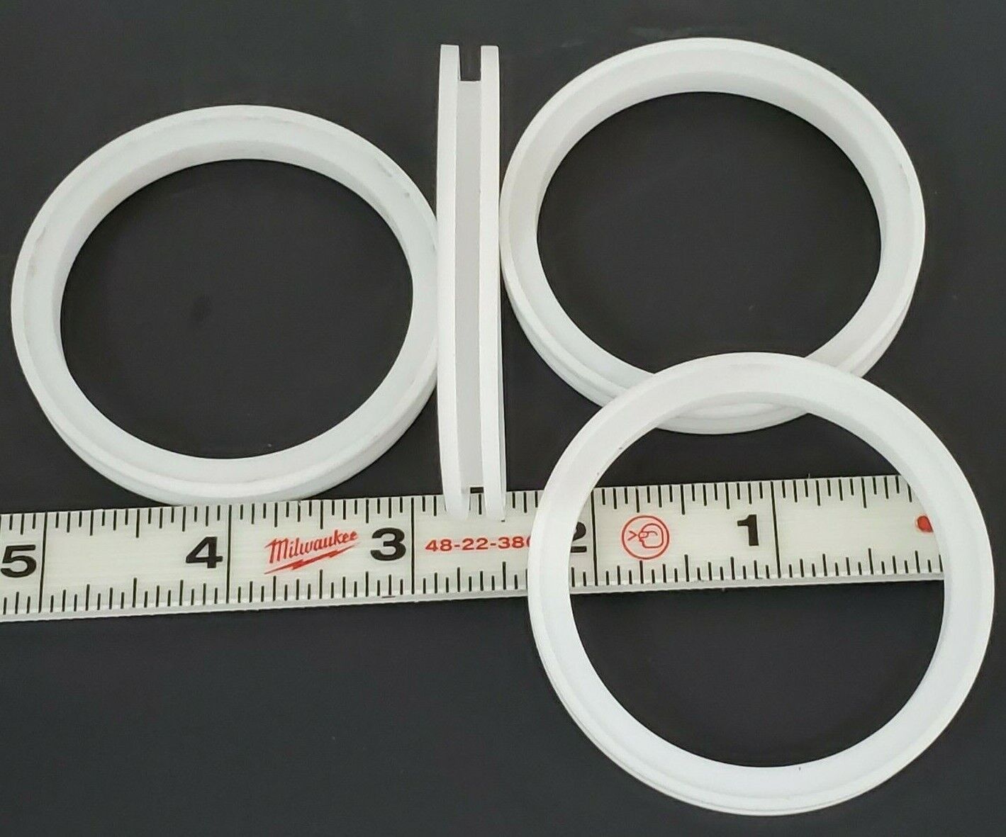 LOT OF 4 NEW AUTO CLAVE PP600041/PA3203810 TEFLON GASKETS DN50