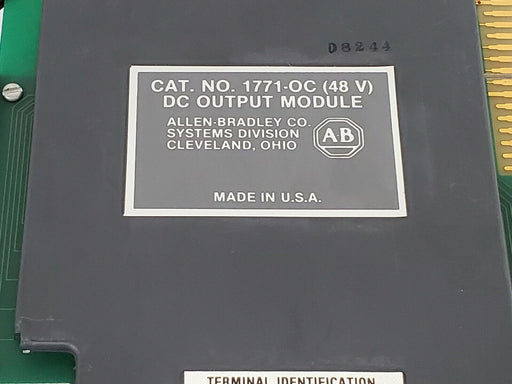 ALLEN BRADLEY 1771-OC DC OUTPUT MODULE 1771OC, 48V