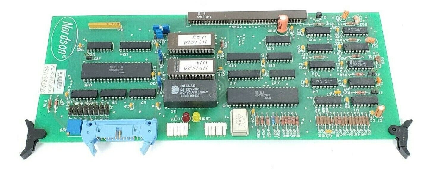 NORDSON 105781B PC BOARD 100822, REPLACEMENT P/N: 119215B W/ 117151B & 117152B