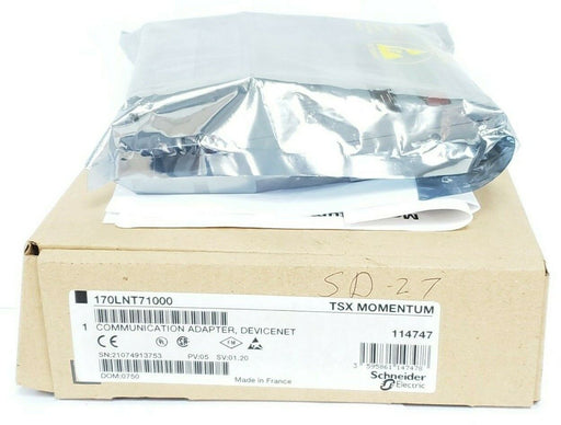 NIB SCHNEIDER / SQUARE D 170LNT71000 DEVICENET ADAPTER W/ 170AEW34000 BASE