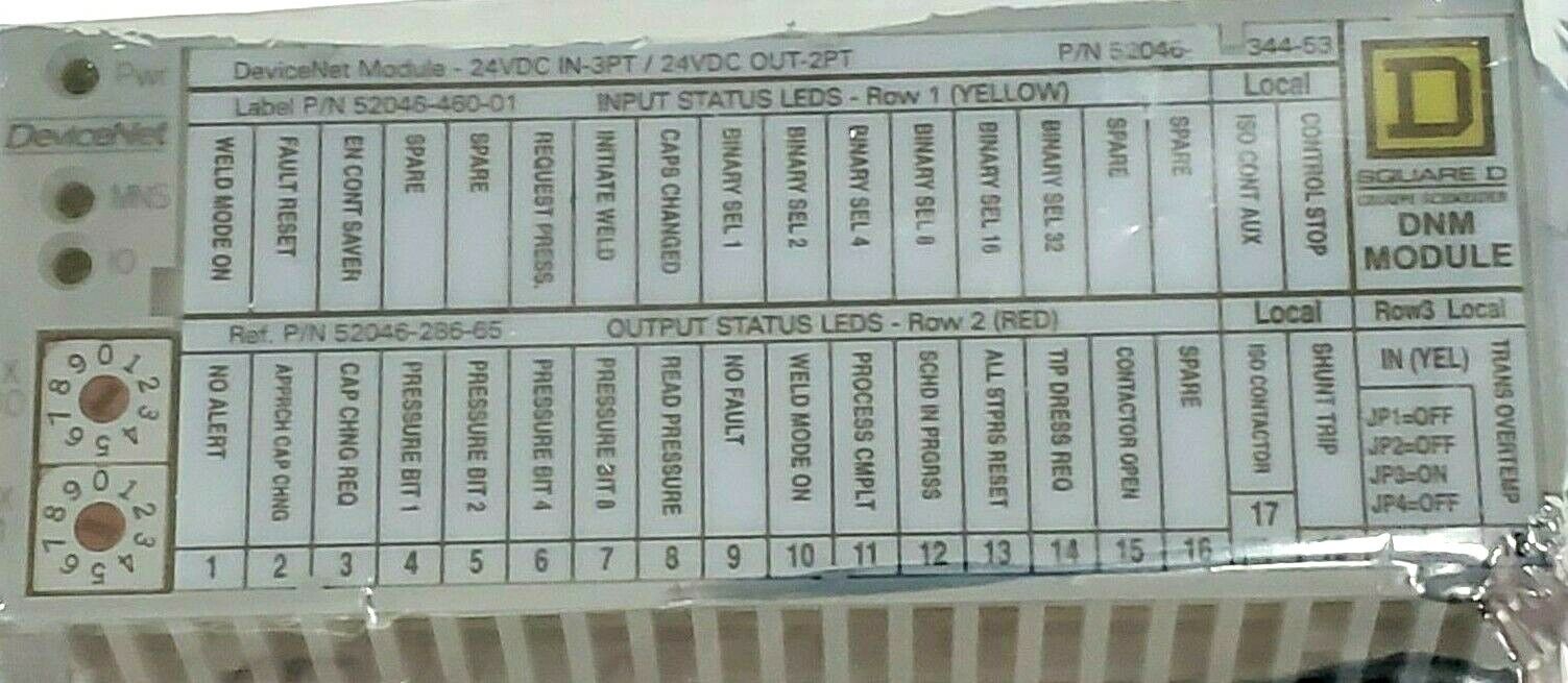 NIB SCHNEIDER / SQUARE D 170LNT71000 DEVICENET ADAPTER W/ 170AEW34000 BASE