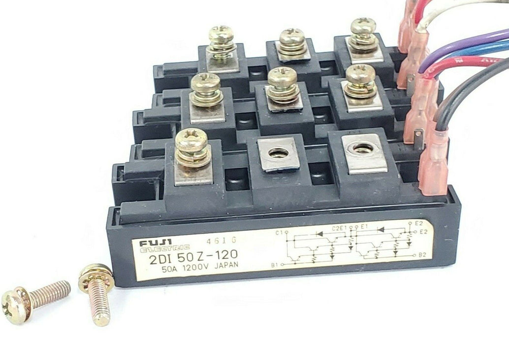 LOT OF 3 FUJI ELETRIC 2DI50Z-120 TRANSISTOR BLOCKS 50A 1200V, 2DI50Z120