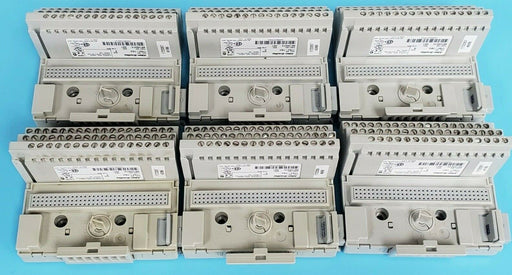 LOT OF 6 ALLEN BRADLEY 1794-TB3 TERMINAL BASES 1794TB3 SER. A REV. A01, 96145474