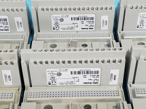 LOT OF 6 ALLEN BRADLEY 1794-TB3 TERMINAL BASES 1794TB3 SER. A REV. A01, 96145474