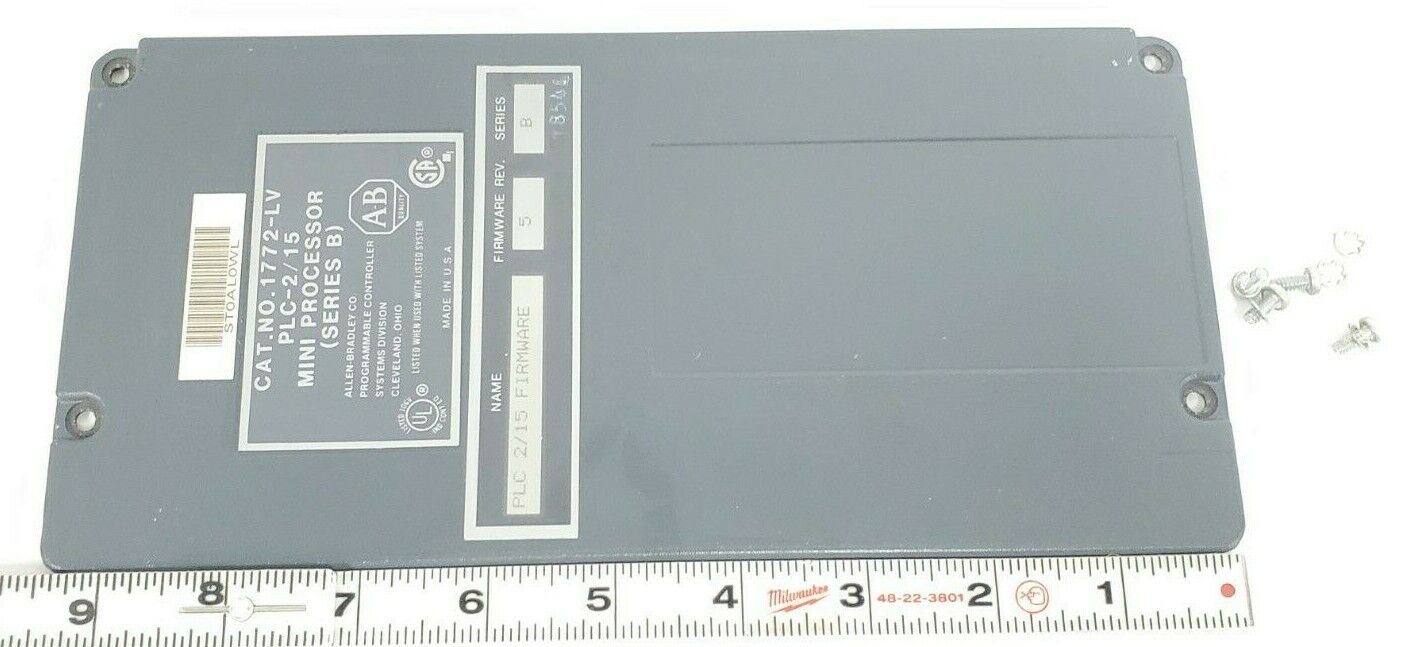 ALLEN BRADLEY 1772-LV MINI PROCESSOR FACE PLATE 39840, 610493-04 H