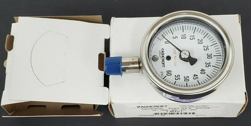 NIB ASHCROFT 25-1009-SW-02L-60# DURALIFE GAUGE 4EFU1, 10343097-22