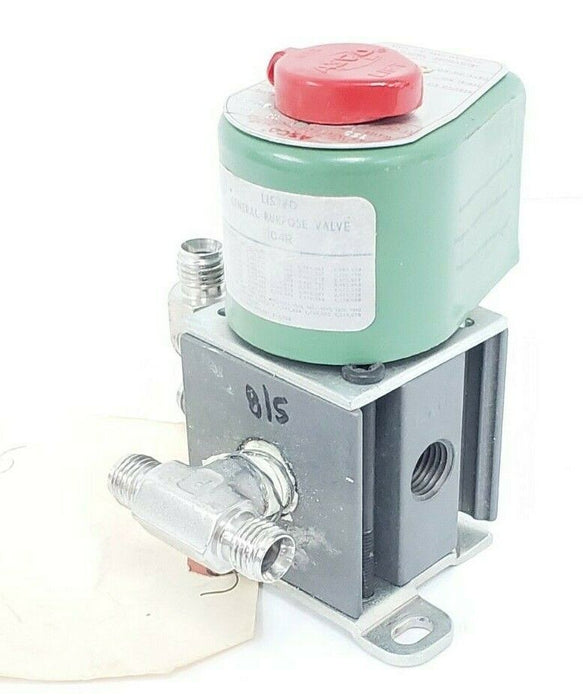 REBUILT ASCO 8340A 3 SOLENOID VALVE PIPE: 1/4'' VOLTS/HZ 110/50 120/60 8340A3