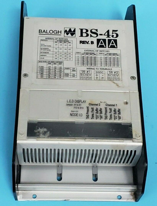 BALOGH BS-45AA SERIAL CONTROL UNIT REV. B HOUSING ASSEMBLY BS45AA