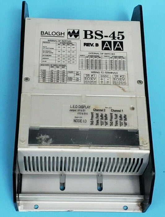 BALOGH BS-45AA SERIAL CONTROL UNIT REV. B HOUSING ASSEMBLY BS45AA