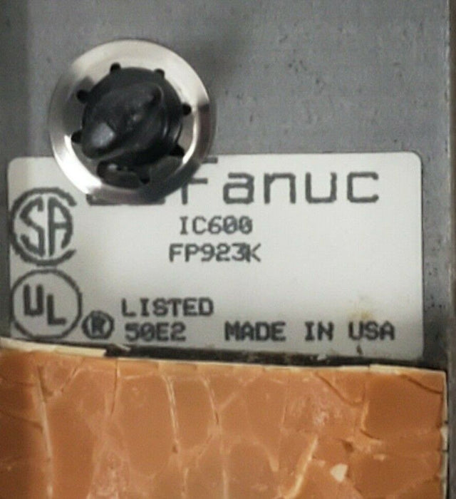 GE FANUC IC600BF923K OUTPUT MODULE W/ IC600FP923K FACEPLATE (REPAIRED)