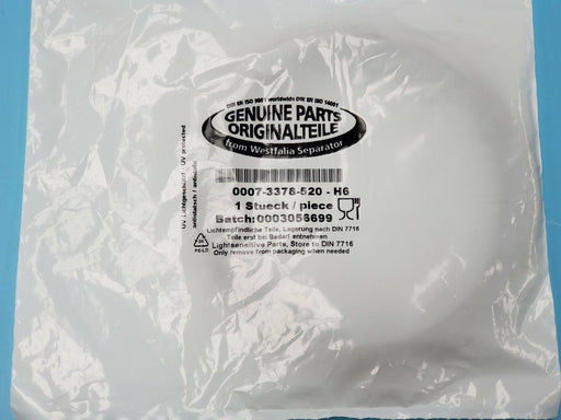 NEW GEA WESTFALIA SEPARATOR 0007-3378-520-H6 SEAL O-RING