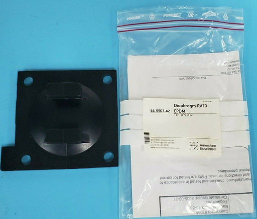 NEW AMERSHAM BIOSCIENCES 44-5507-42 DIAPHRAGM RV70 EPDM TO: 169207