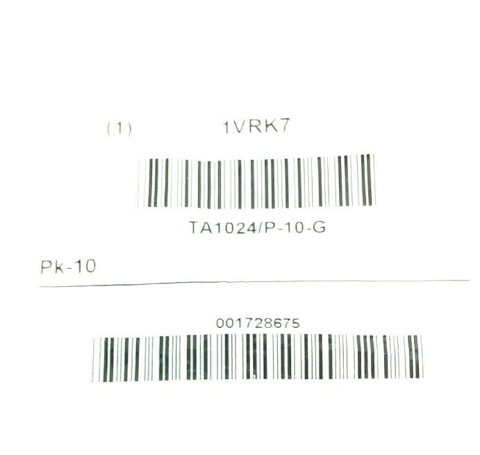 PACK OF 10 NEW THOGUS BARBED X MNPT MALE ADAPTERS 1VRK7, TA1024/P-10-G