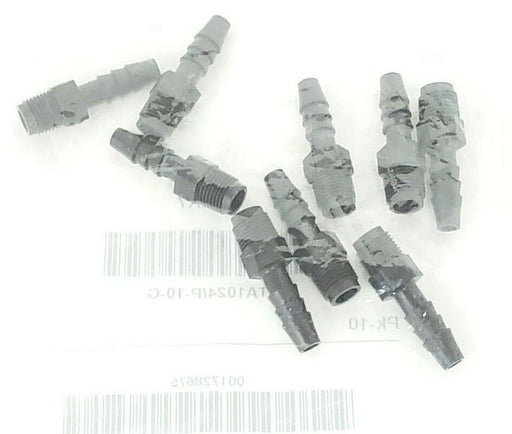 PACK OF 10 NEW THOGUS BARBED X MNPT MALE ADAPTERS 1VRK7, TA1024/P-10-G