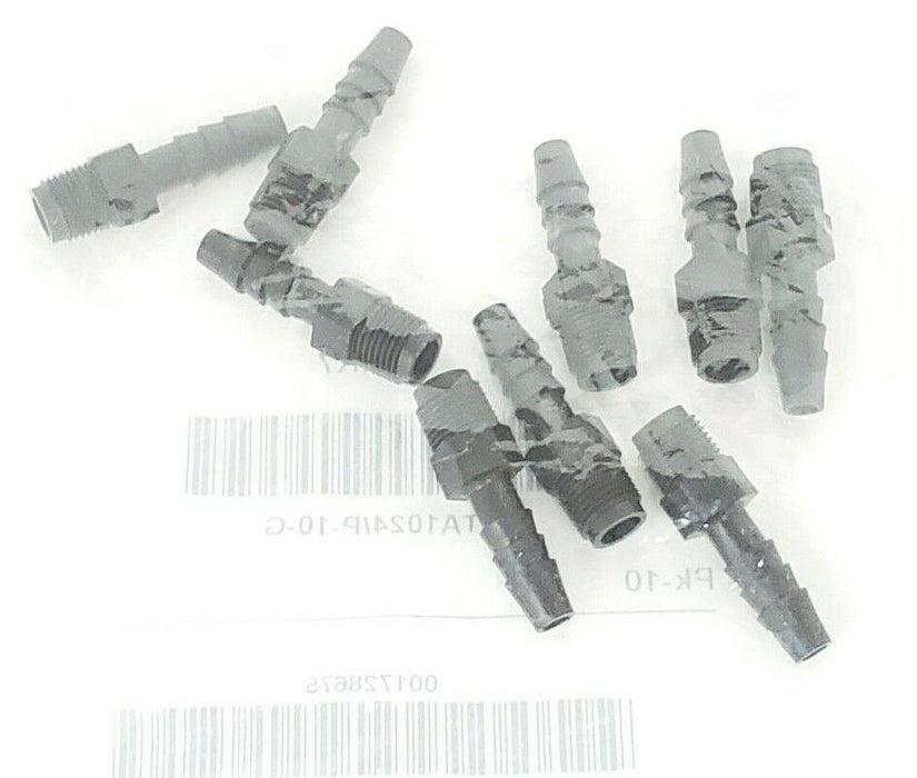 PACK OF 10 NEW THOGUS BARBED X MNPT MALE ADAPTERS 1VRK7, TA1024/P-10-G