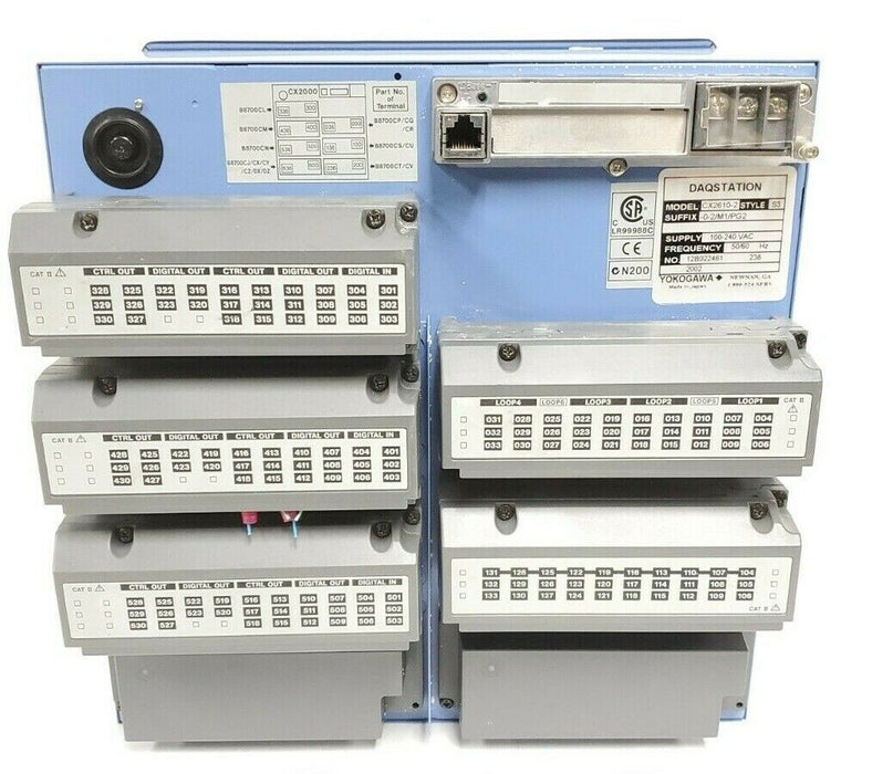 YOKOGAWA CX2610-2-0-2/M1/PG2 DAQSTATION STYLE: S3 B8700CL B8700CM B8700CN