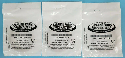 LOT OF 3 NEW GEA WESTFALIA SEPARATOR 0007-2640-520-H8 O-RINGS
