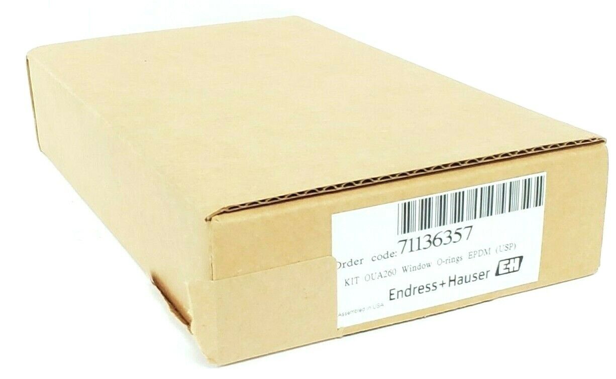 NIB ENDRESS + HAUSER KIT OUA260 WINDOW O-RINGS EPDM (USP) 71136357