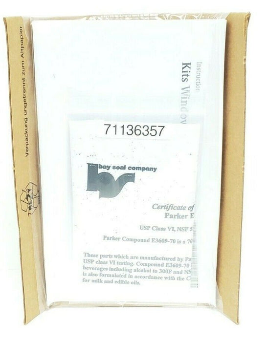 NIB ENDRESS + HAUSER KIT OUA260 WINDOW O-RINGS EPDM (USP) 71136357