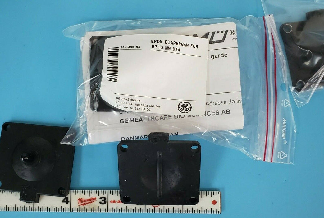 LOT OF 6 NEW GE HEALTHCARE 44-5493-94 EPDM DN10 DIAPHRAGMS FOR 6-10MM DIA.
