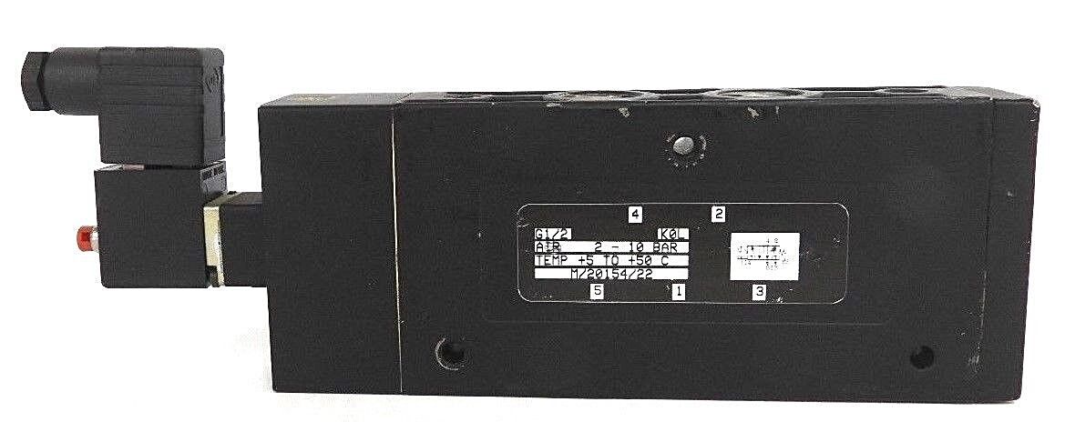 NORGREN M/20154/22 SOLENOID VALVE, 5/2 WAY 1/2'' W/ 1799 COIL 24V DC
