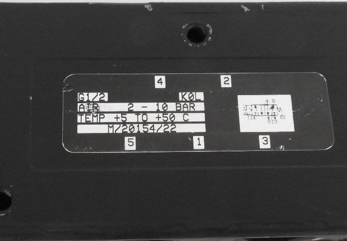 NORGREN M/20154/22 SOLENOID VALVE, 5/2 WAY 1/2'' W/ 1799 COIL 24V DC