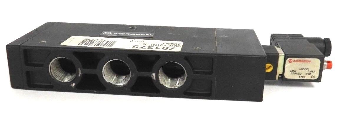 NORGREN M/20154/22 SOLENOID VALVE, 5/2 WAY 1/2'' W/ 1799 COIL 24V DC