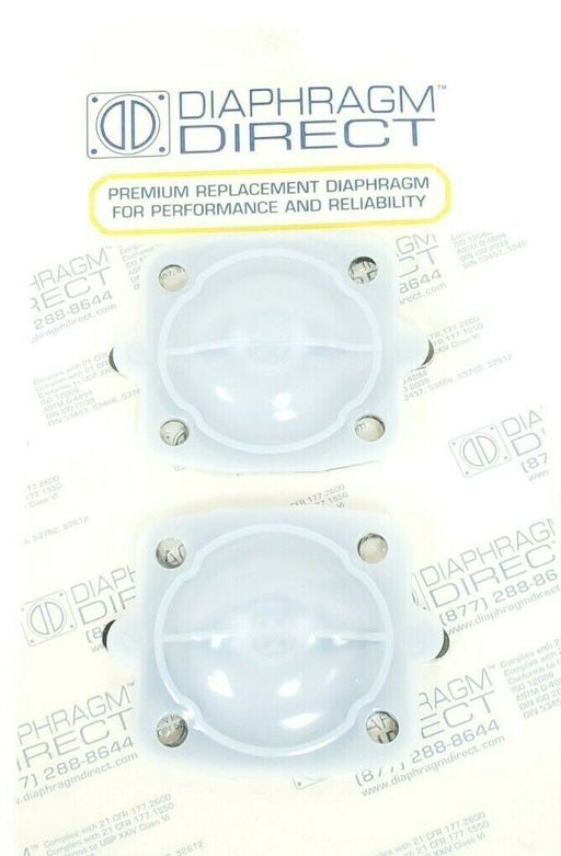 LOT OF 2 NEW DIAPHRAGM DIRECT P/N: DD10-ITFM SIZE: 1'' / DN 25 MAT: TFM/EPDM