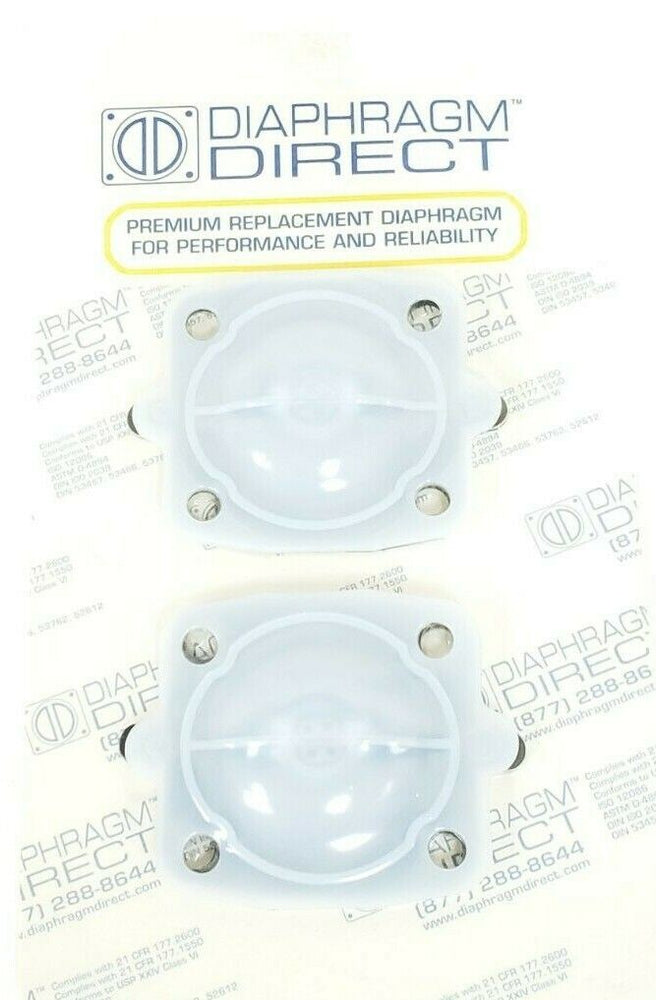 LOT OF 2 NEW DIAPHRAGM DIRECT P/N: DD10-ITFM SIZE: 1'' / DN 25 MAT: TFM/EPDM