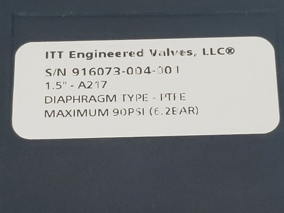 NIB ITT ENGINEERING 1.5-N-PN-31-M7-A217 ACTUATOR 1.5'' IN. BRZ 90# SPRING