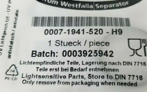 LOT OF 10 NEW GEA WESTFALIA SEPARATOR 0007-1941-520-H9 O-RINGS 00071941520H9
