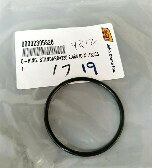 NEW JOHN CRANE 00002305828 0-RING, STANDARD # 230 2.484 ID X .139CS