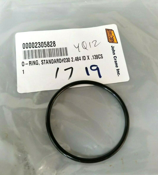 NEW JOHN CRANE 00002305828 0-RING, STANDARD # 230 2.484 ID X .139CS