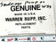 NEW WARREN RUPP 472-098-000 SLEEVE SPOOL 472098000
