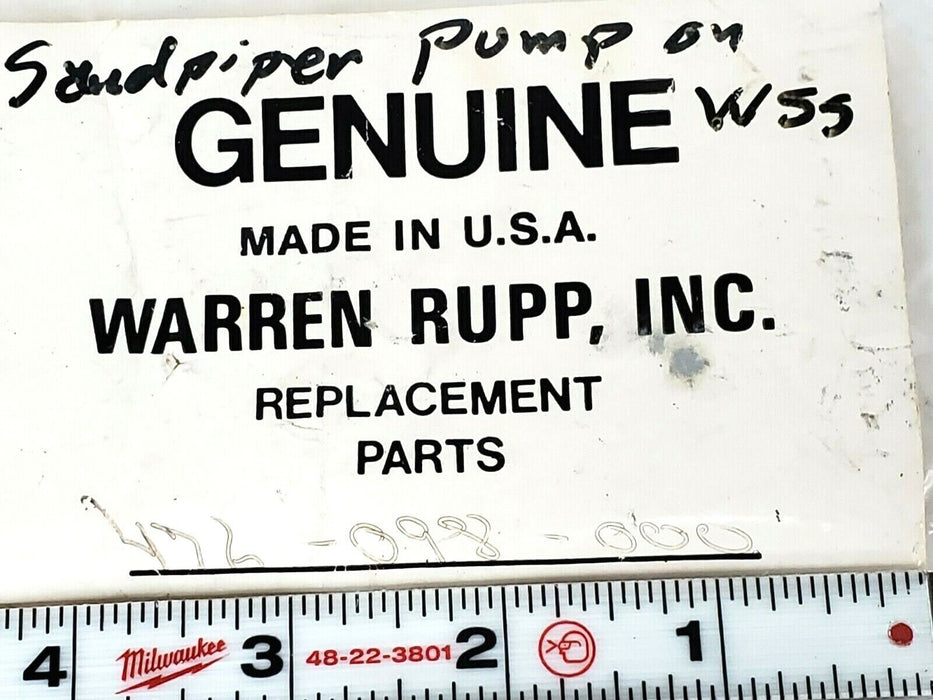 NEW WARREN RUPP 472-098-000 SLEEVE SPOOL 472098000
