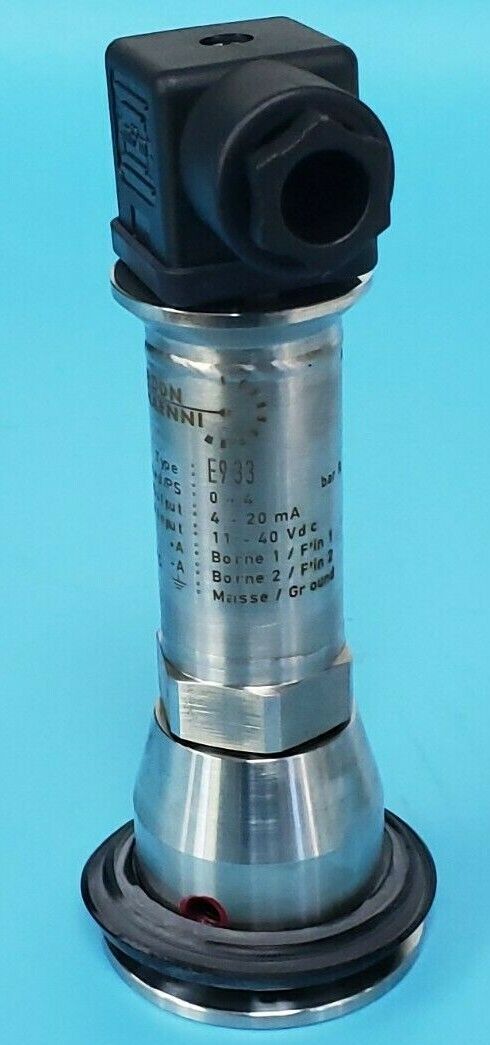 NEW BOURDON HAENNI TYPE: E933 PRESSURE TRANSMITTER 0-4 BAR 4-20mA 11-40VDC