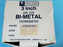 NIB WEKSLER INSTRUMENTS TYPE: 3A02 BI-METAL THERMOMETER 3'' IN. 2-1/2'' STEM