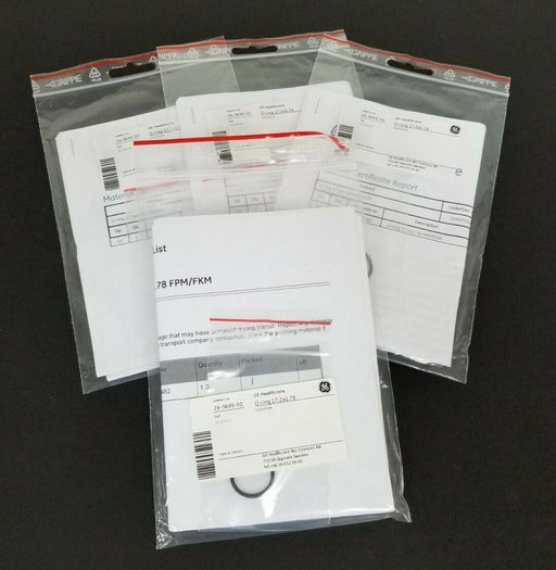 LOT OF 4 NEW GE HEALTHCARE 28-9695-50 O-RINGS 17.2 x 1.78 FPM/FKM 28969559 AB