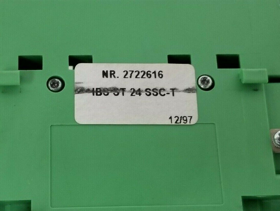 PHOENIX CONTACT NR. 2722616 IBS-ST-24-SSC-T INTERBUS MODULE IBS STME 24 MA-FT