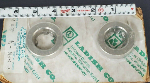 LOT OF 2 NEW TRI-CLOVER LE R10E-1-1/2-80-1-S WEAR RINGS
