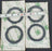 LOT OF 4 NEW TRI-CLOVER JH R60-2-08 CARBON SEALS