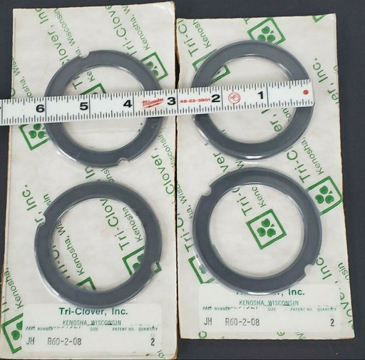 LOT OF 4 NEW TRI-CLOVER JH R60-2-08 CARBON SEALS